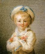 Jean Honore Fragonard A Boy as Pierrot oil